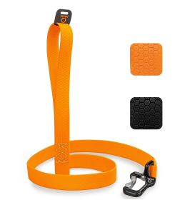 Extra Heavy Duty Dog Leash 4 Ft x 1 inch Durable Leash for Large Medium and Small Dogs Walking Dog Leash Orange Color
